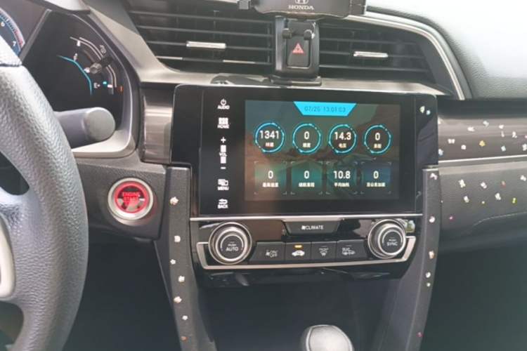 Used Honda Civic 2019 220TURBO CVT Dynamic Edition China VI Audio And AC Panel