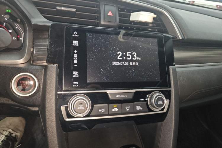 Used Honda Civic 2019 220TURBO CVT Dynamic Edition China VI Emission Standard Audio And AC Panel