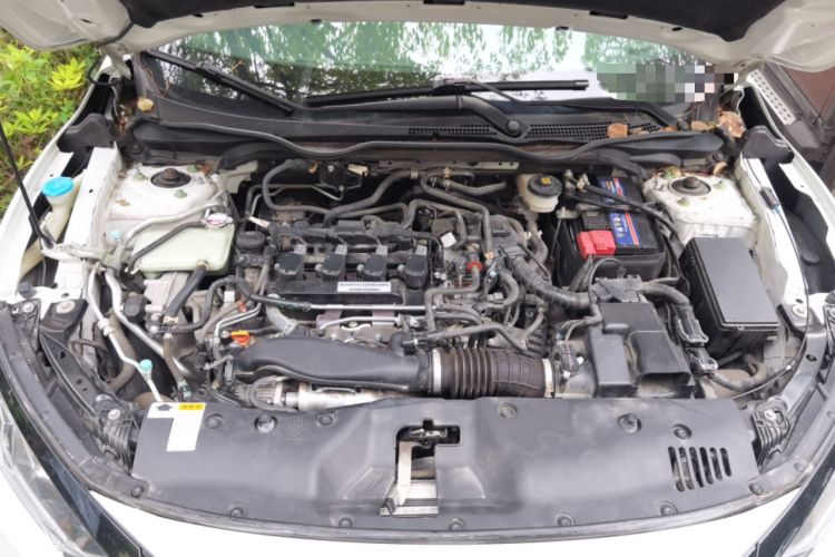 Used Honda Civic 2019 220TURBO CVT Dynamic Edition China VI Engine Bay
