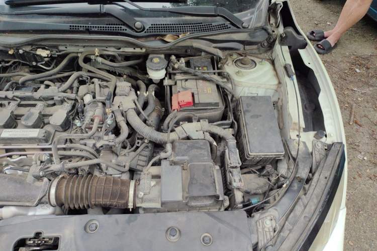 Used Honda Civic 2019 220TURBO CVT Dynamic Edition China VI Engine Bay Left