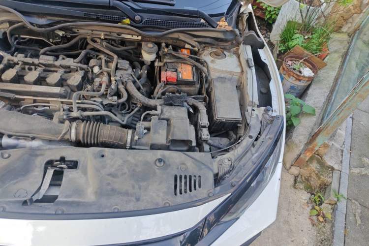 Used Honda Civic 2019 220TURBO CVT Dynamic Edition China VI Engine Bay Left
