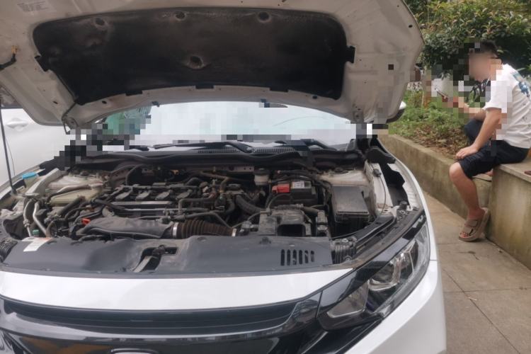 Used Honda Civic 2019 220TURBO CVT Ignition Edition China VI Emission Standard Engine Bay Left
