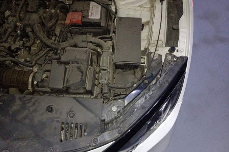Used Honda Civic 2019 220TURBO CVT Dynamic Edition China VI Engine Bay Left