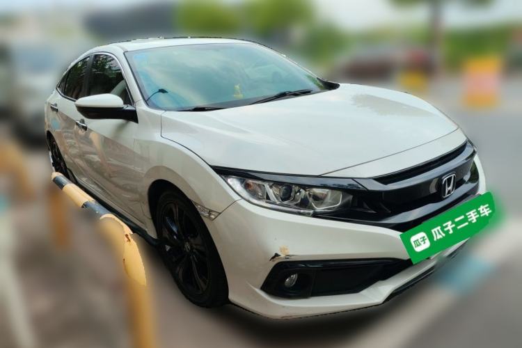 Used Honda Civic 2019 220TURBO CVT Dynamic Edition China V Emission Standard Front Right 45 Deg