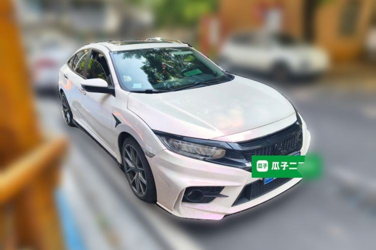 Used Honda Civic 2019 220TURBO CVT Power Edition China VI Emission Standard Front Right 45 Deg