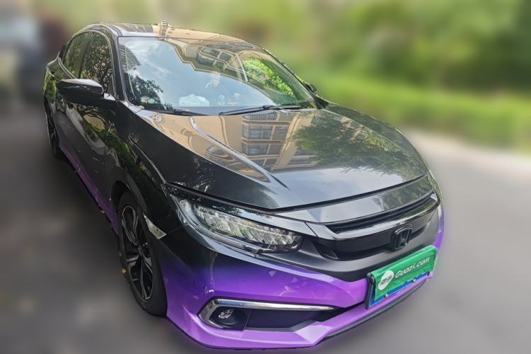 Used Honda Civic 2019 220TURBO CVT Power Edition China VI Emission Standard Front Right 45 Deg