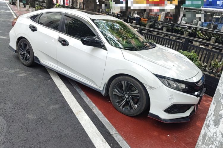Used Honda Civic 2019 220TURBO CVT Dynamic Edition China VI Emission Standard Front Right 45 Deg