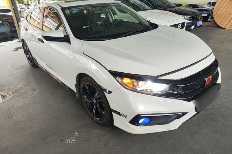 Used Honda Civic 2019 220TURBO CVT Dynamic Edition China VI Emission Standard Front Right 45 Deg