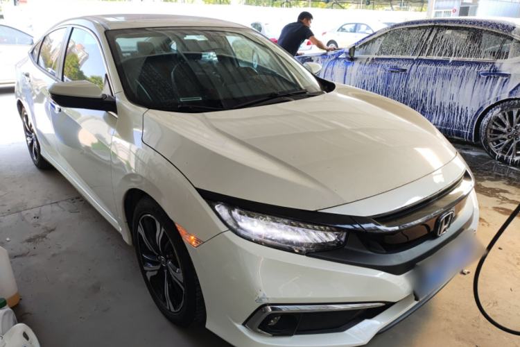 Used Honda Civic 2019 220TURBO CVT Power Edition China VI Emission Standard Front Right 45 Deg