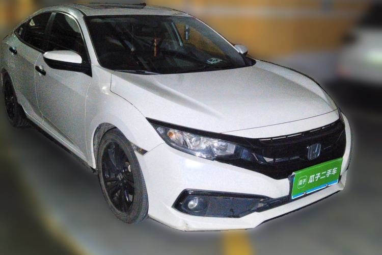 Used Honda Civic 2019 220TURBO CVT Dynamic Edition China VI Emission Standard Front Right 45 Deg