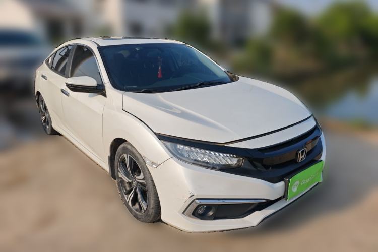 Used Honda Civic 2019 220TURBO CVT Power Edition China VI Emission Standard Front Right 45 Deg