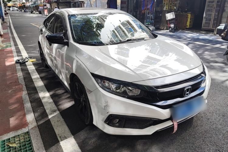 Used Honda Civic 2019 220TURBO CVT Dynamic Edition China VI Emission Standard Front Right 45 Deg