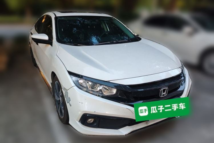 Used Honda Civic 2019 220TURBO CVT Dynamic Edition China V Emission Standard Front Right 45 Deg