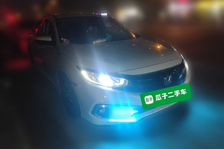 Used Honda Civic 2019 180TURBO CVT Shangqing Edition China VI Front Right 45 Deg