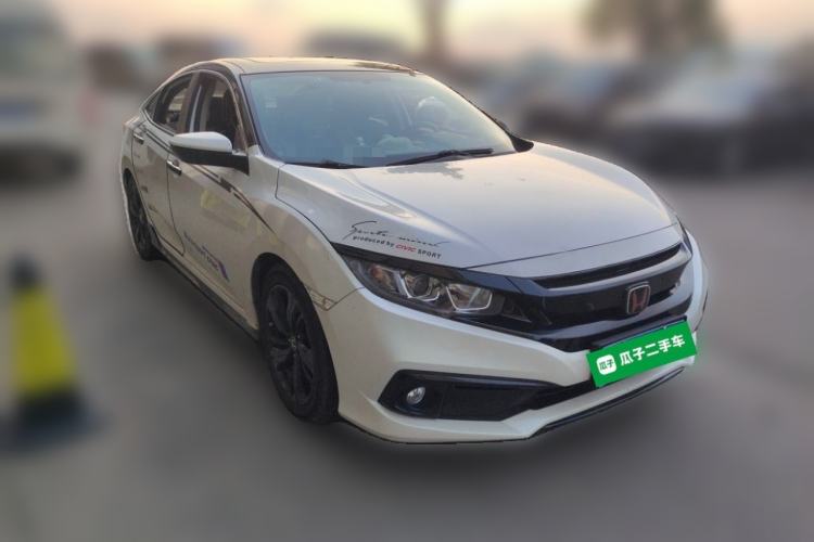 Used Honda Civic 2019 220TURBO CVT Dynamic Edition China V Emission Standard Front Right 45 Deg
