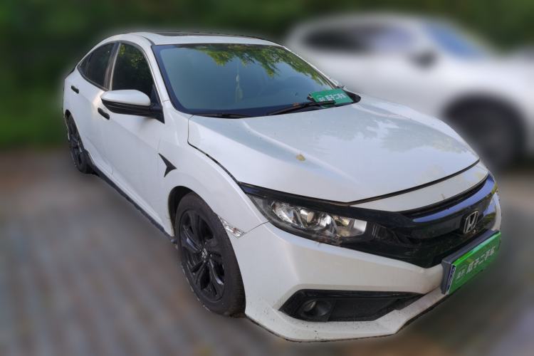 Used Honda Civic 2019 220TURBO CVT Dynamic Edition China V Emission Standard Front Right 45 Deg