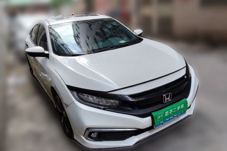 Used Honda Civic 2019 220TURBO CVT Power Edition China VI Emission Standard Front Right 45 Deg