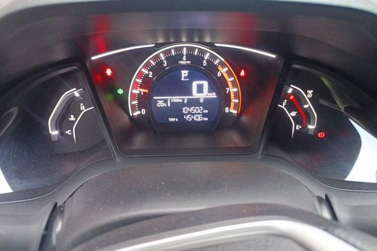 Used Honda Civic 2019 180TURBO CVT Shangyue Edition China V Emission Standard Instrument Cluster