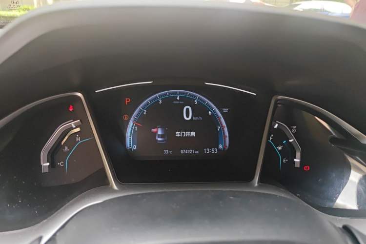 Used Honda Civic 2019 220TURBO CVT Power Edition China VI Emission Standard Instrument Cluster