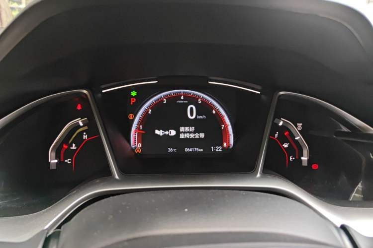 Used Honda Civic 2019 220TURBO CVT Dynamic Edition China VI Emission Standard Instrument Cluster