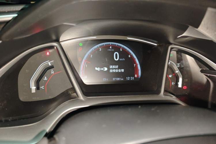 Used Honda Civic 2019 220TURBO CVT Dynamic Edition China VI Emission Standard Instrument Cluster