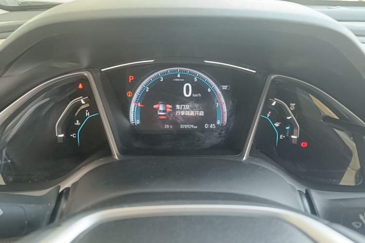 Used Honda Civic 2019 220TURBO CVT Power Edition China VI Emission Standard Instrument Cluster