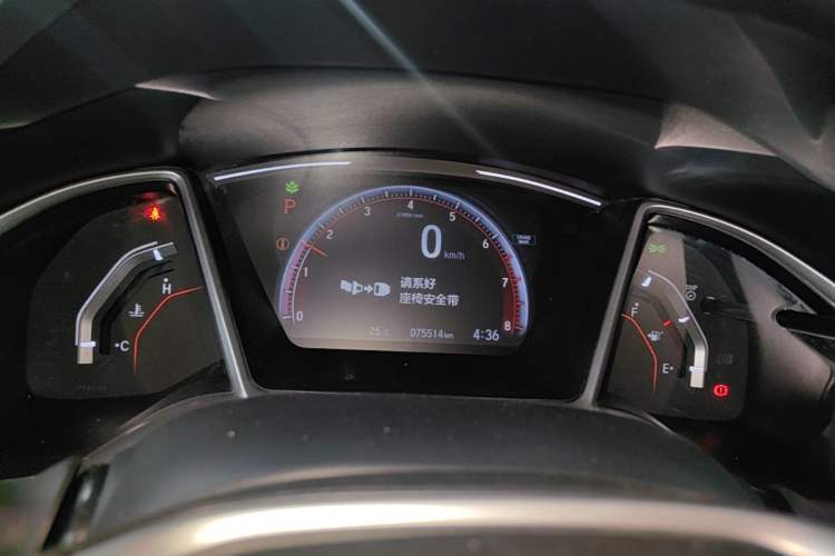 Used Honda Civic 2019 220TURBO CVT Dynamic Edition China VI Emission Standard Instrument Cluster