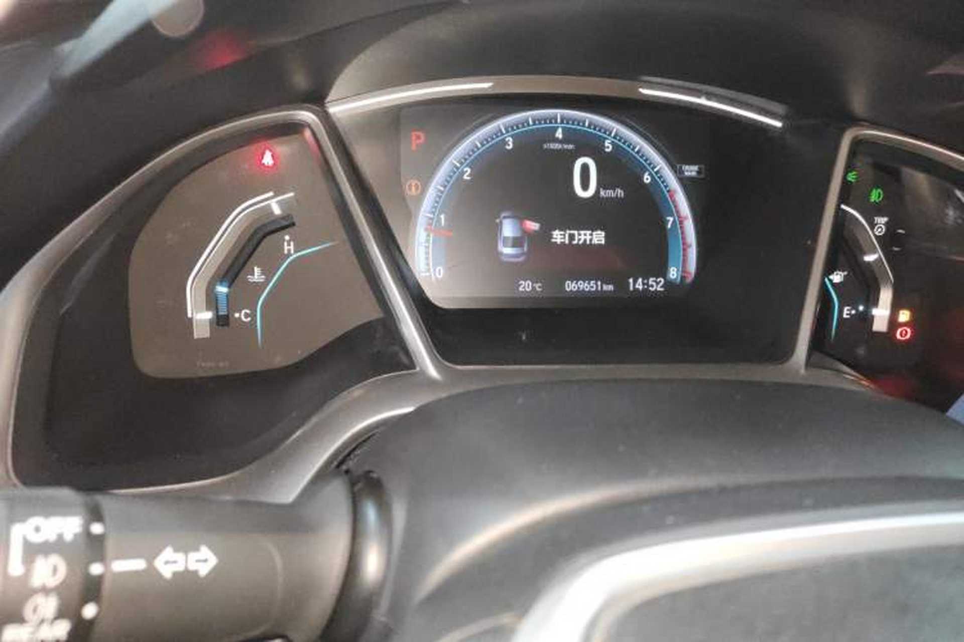 Used Honda Civic 2019 220TURBO CVT Power Edition China VI Emission Standard Instrument Cluster