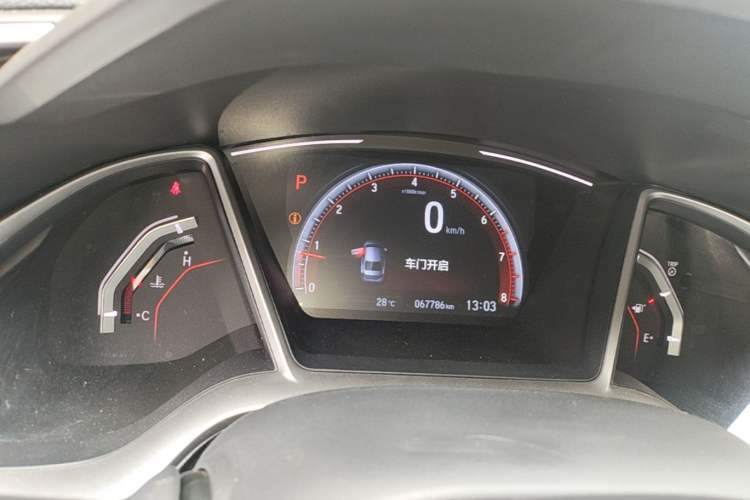 Used Honda Civic 2019 220TURBO CVT Dynamic Edition China VI Emission Standard Instrument Cluster