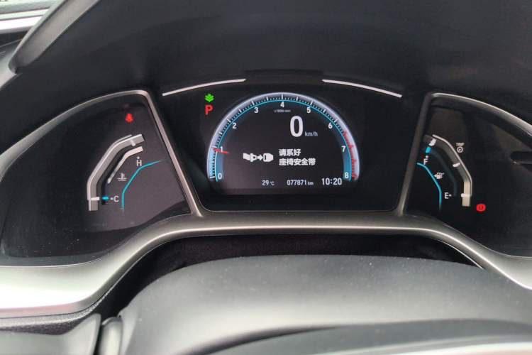 Used Honda Civic 2019 220TURBO CVT Power Edition China VI Emission Standard Instrument Cluster