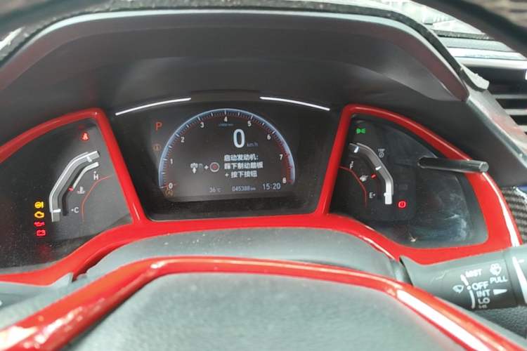 Used Honda Civic 2019 220TURBO CVT Dynamic Edition China VI Emission Standard Instrument Cluster