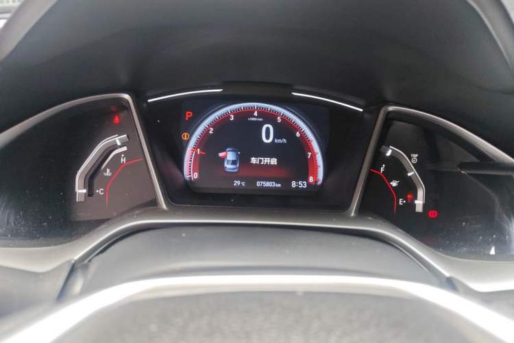 Used Honda Civic 2019 220TURBO CVT Dynamic Edition China VI Emission Standard Instrument Cluster