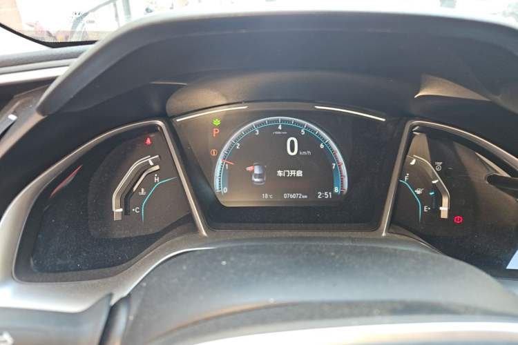 Used Honda Civic 2019 220TURBO CVT Dynamic Edition China VI Instrument Cluster