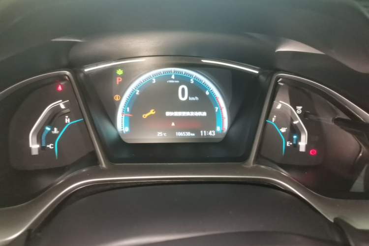 Used Honda Civic 2019 220TURBO CVT Dynamic Edition China VI Instrument Cluster