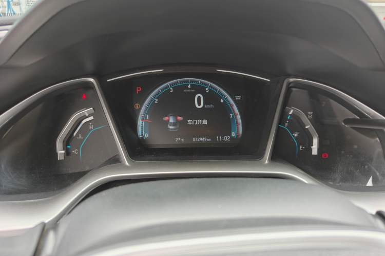Used Honda Civic 2019 220TURBO CVT Power Edition China VI Emission Standard Instrument Cluster