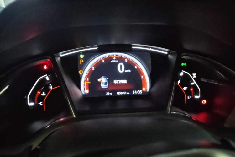 Used Honda Civic 2019 220TURBO CVT Dynamic Edition China VI Emission Standard Instrument Cluster