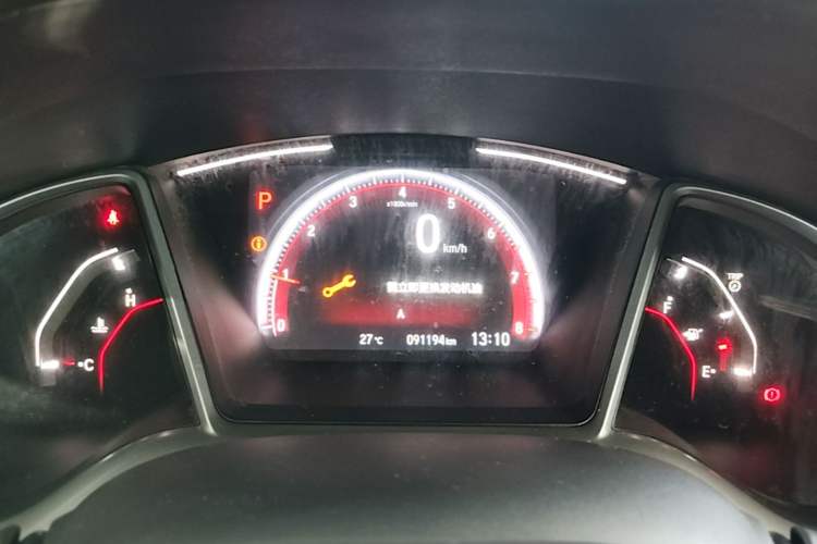 Used Honda Civic 2019 220TURBO CVT Dynamic Edition China VI Emission Standard Instrument Cluster
