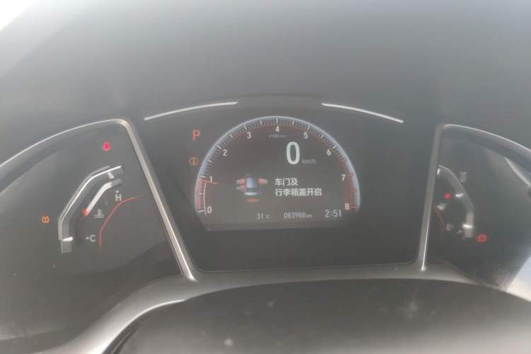 Used Honda Civic 2019 220TURBO CVT Dynamic Edition China VI Emission Standard Instrument Cluster