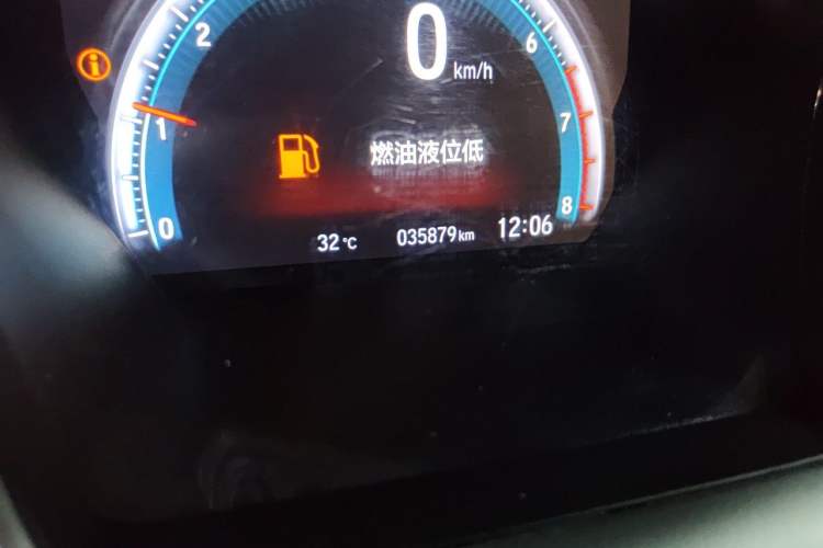 Used Honda Civic 2019 220TURBO CVT Dynamic Edition China VI Odometer Close Up