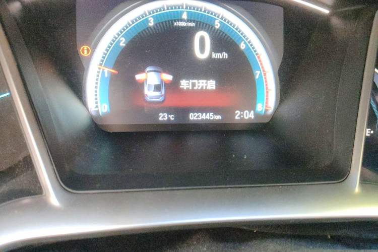 Used Honda Civic 2019 220TURBO Manual Jinkong Edition China VI Odometer Close Up