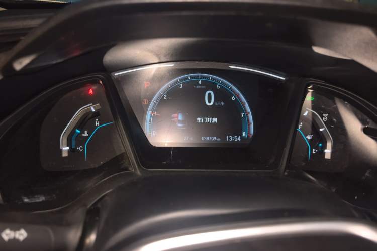 Used Honda Civic 2019 180TURBO CVT Shangdong Edition China VI Odometer Close Up