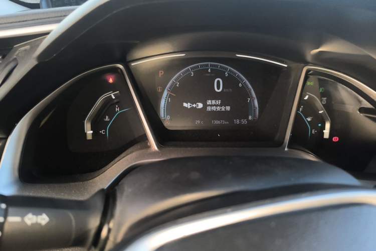 Used Honda Civic 2019 220TURBO CVT Dynamic Edition China VI Odometer Close Up