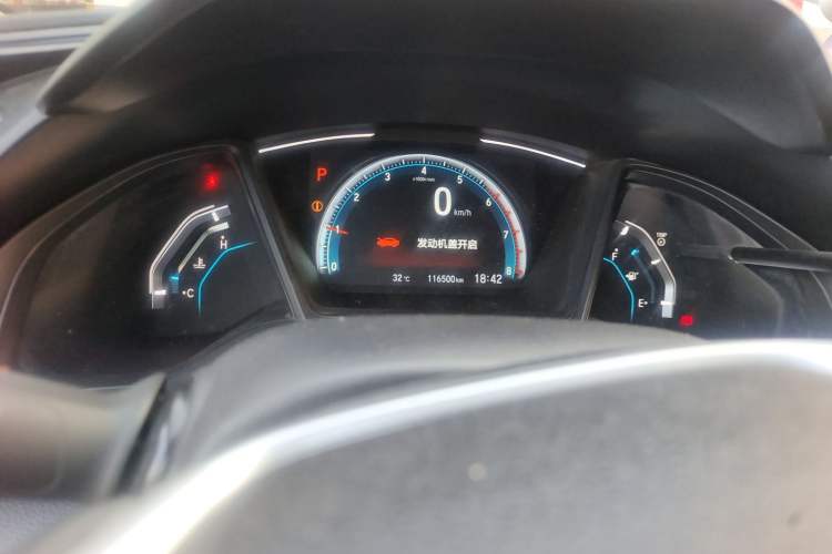 Used Honda Civic 2019 180TURBO CVT Shangqing Edition China V Odometer Close Up