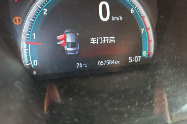 Used Honda Civic 2019 220TURBO CVT Dynamic Edition China VI Odometer Close Up