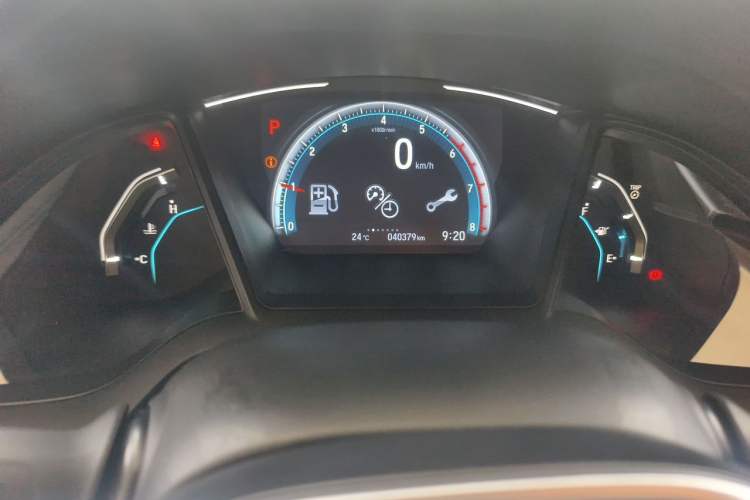 Used Honda Civic 2019 180TURBO CVT Shangqing Edition China VI Odometer Close Up