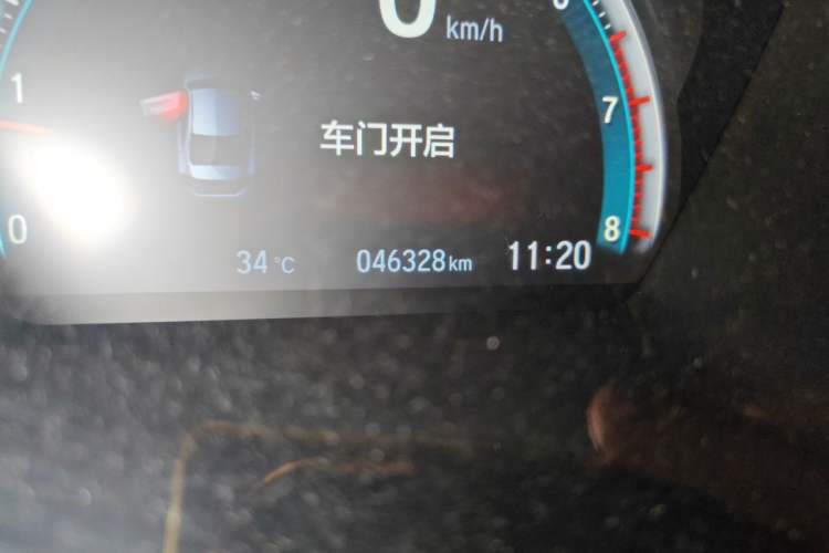 Used Honda Civic 2019 220TURBO CVT Dynamic Edition China VI Odometer Close Up