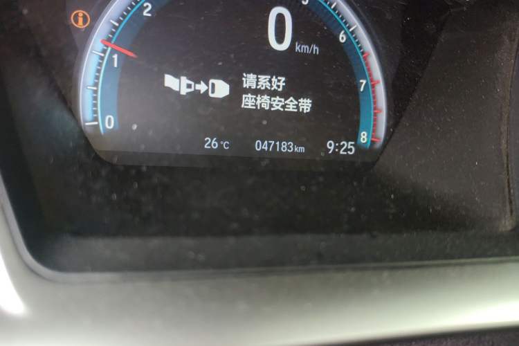Used Honda Civic 2019 220TURBO CVT Dynamic Edition China VI Odometer Close Up
