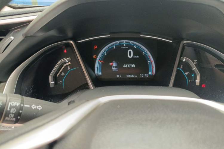Used Honda Civic 2019 220TURBO CVT Dynamic Edition China VI Odometer Close Up