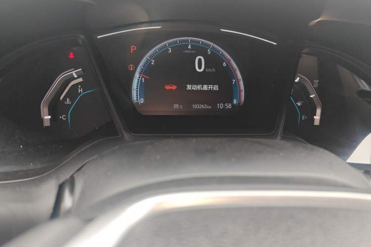 Used Honda Civic 2019 180TURBO CVT Shangqing Edition China V Odometer Close Up