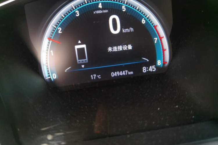 Used Honda Civic 2019 220TURBO Manual Jinkong Edition China VI Odometer Close Up